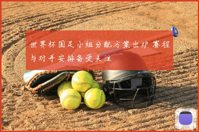 世界杯国足小组分配方案出炉 赛程与对手安排备受关注